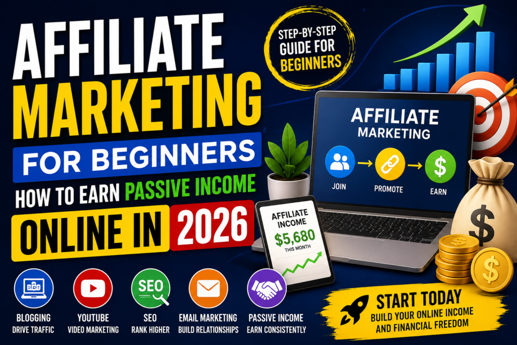 Affiliate marketing for beginners guide to earn passive income online in 2026