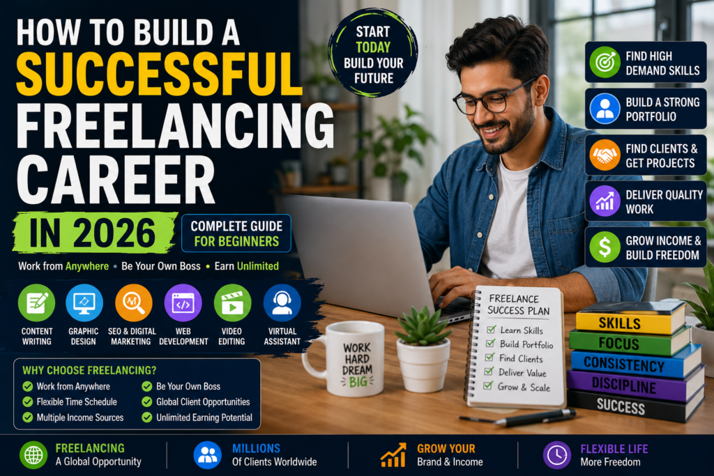 Successful freelancing career guide for beginners in 2026