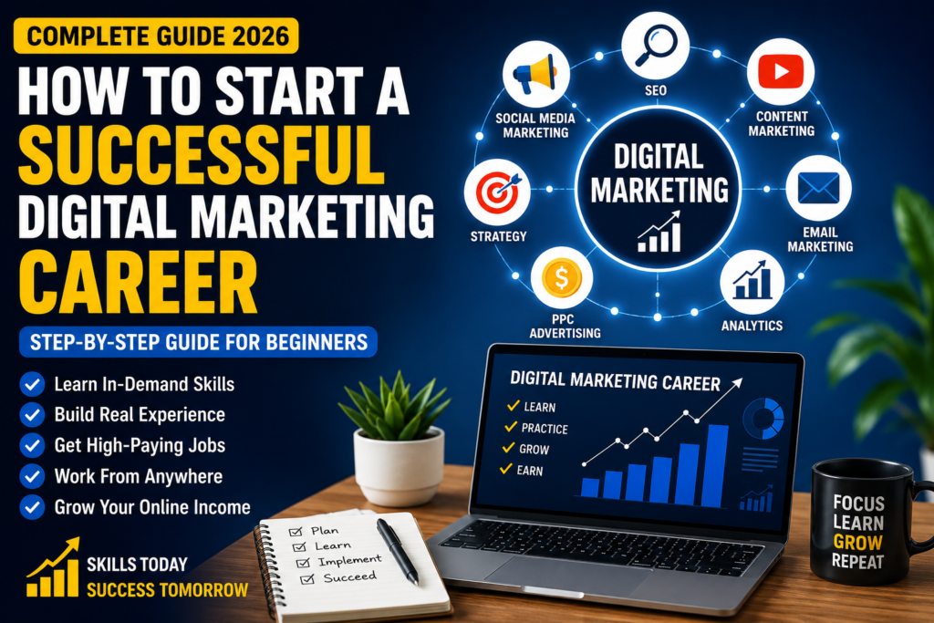 Digital Marketing Career Guide 2026 for Beginners