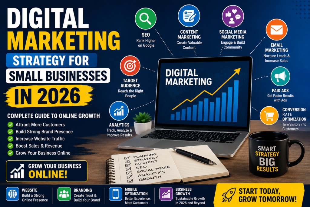 Digital marketing strategy for small businesses in 2026 complete guide