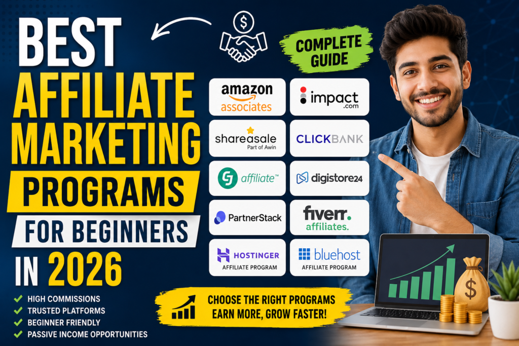 Best Affiliate Marketing Programs for Beginners in 2026