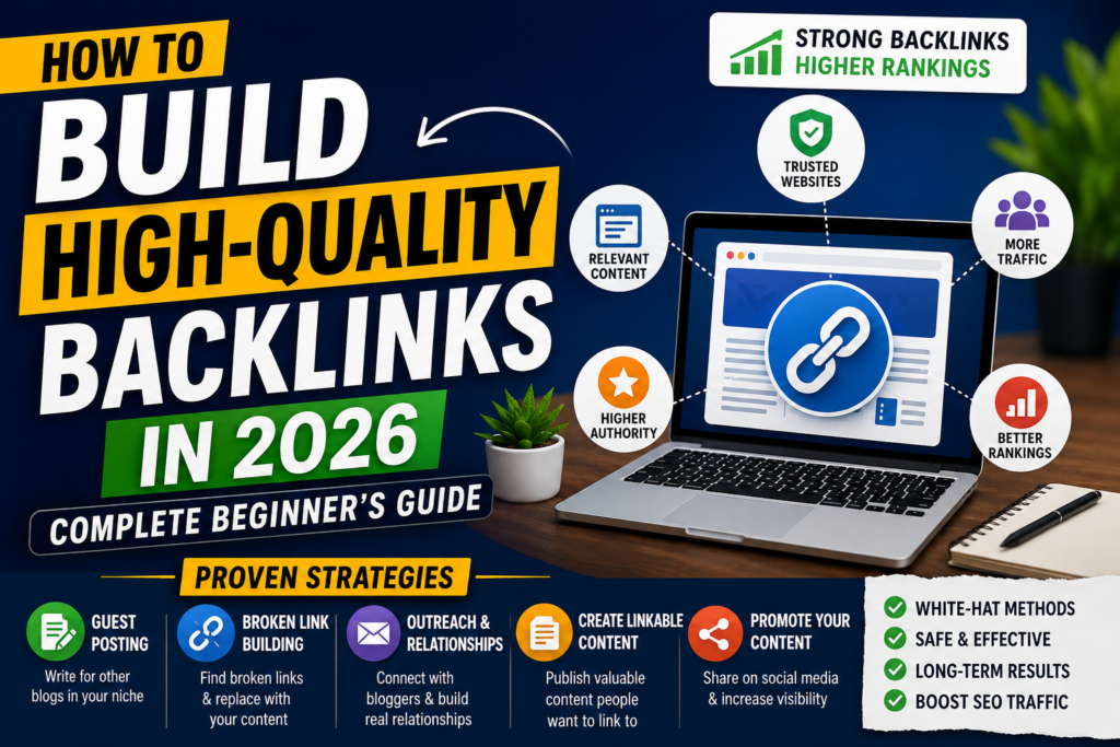 How to Build High-Quality Backlinks in 2026 – Complete Beginner's Guide