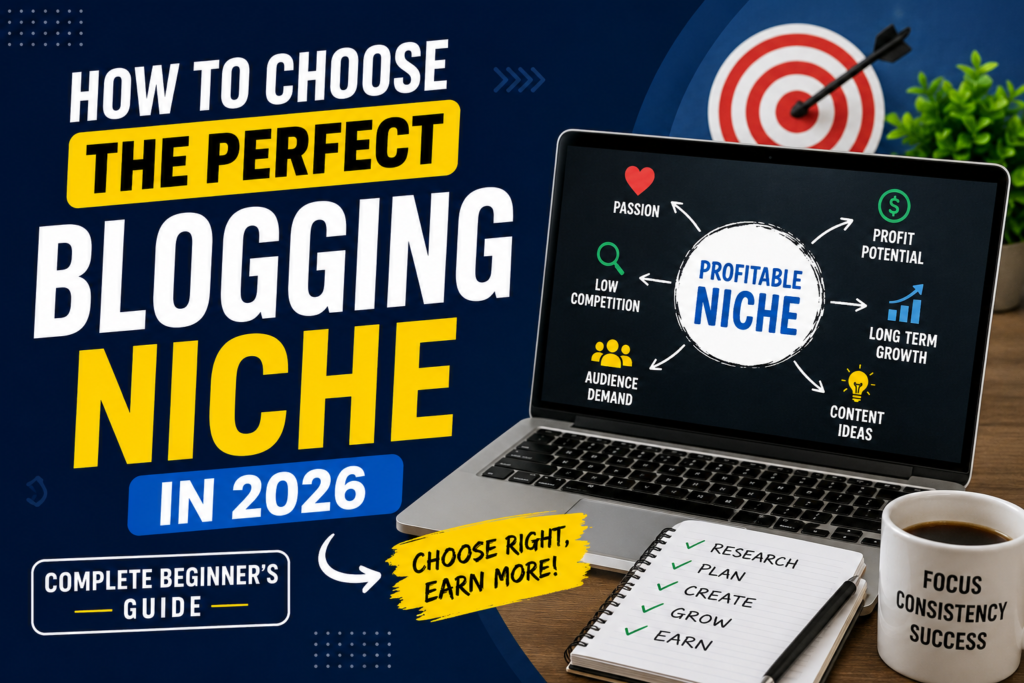 How to choose a profitable blogging niche in 2026 complete beginner's guide