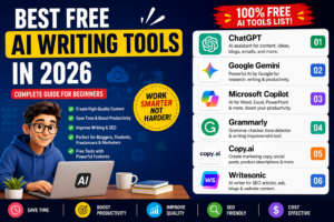 Best Free AI Writing Tools in 2026 – Complete Guide for Beginners