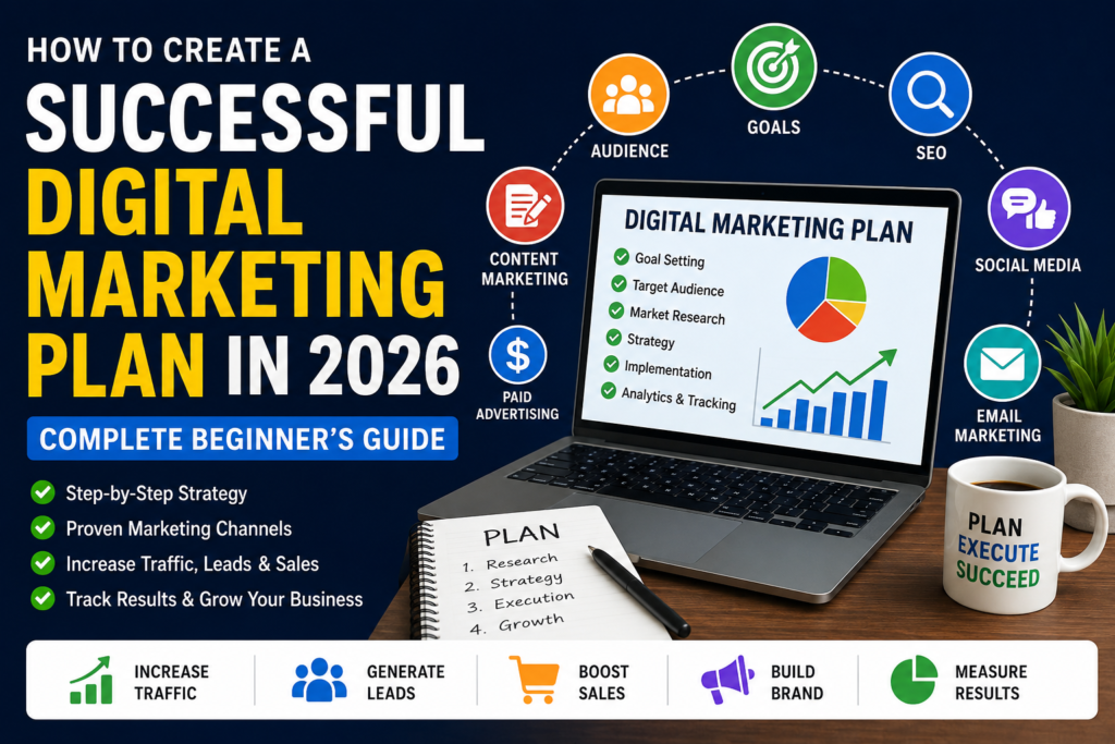 How to Create a Successful Digital Marketing Plan in 2026 – Complete Beginner's Guide